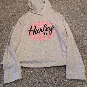 Girls Hurley hooded long sleeve T-shirt